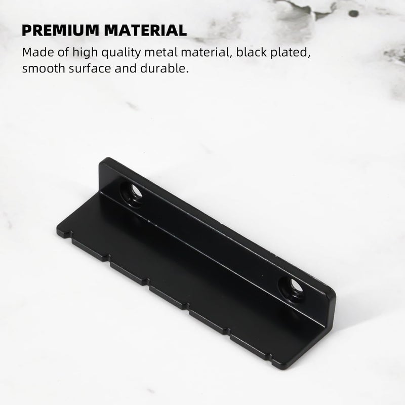 Domofa Metal Guitar Nut Slotted Nut for Lap Steel Guitar or Acoustic Guitar Replacement Parts(Black) - Image 3